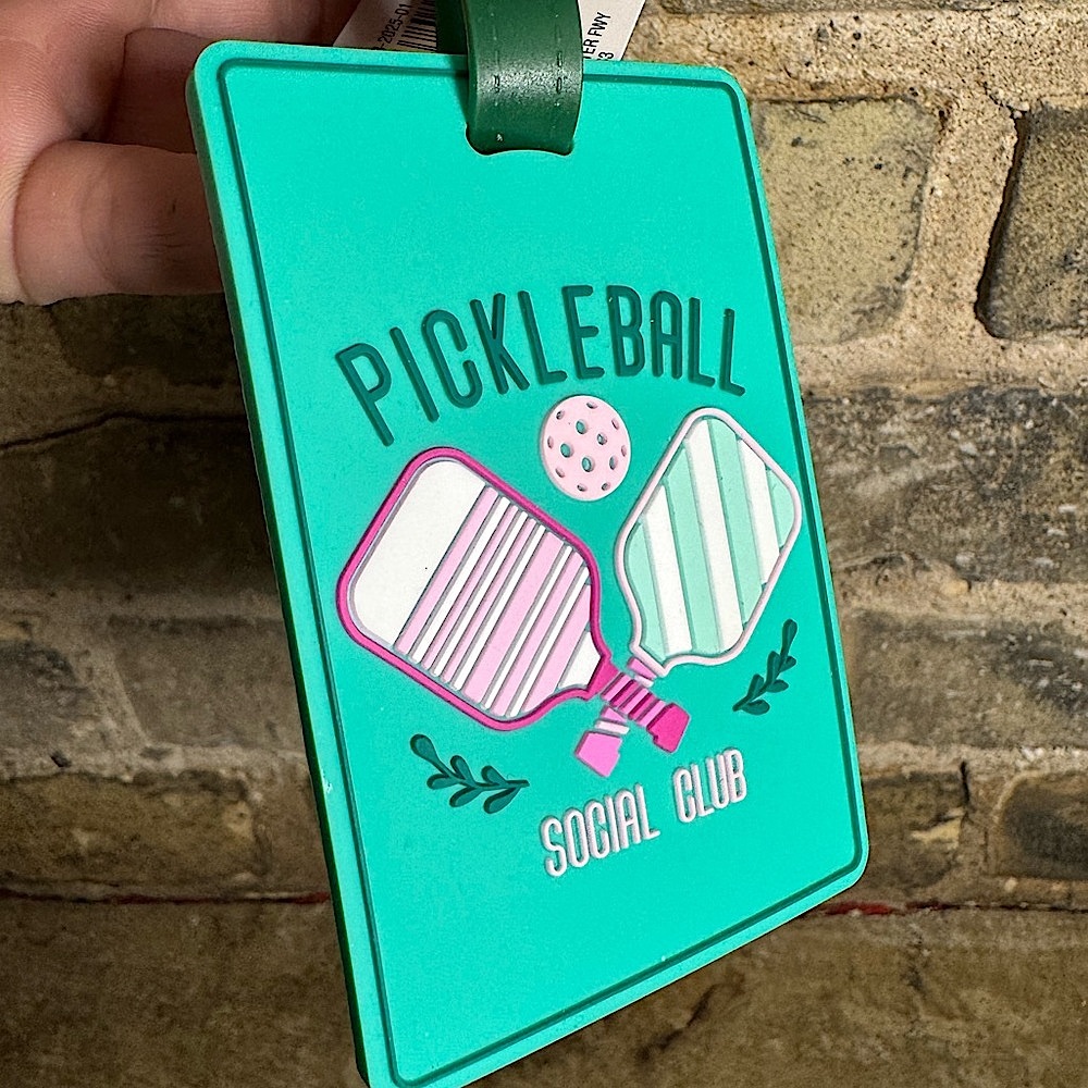 Pickleball accessories gift bag cosmetic pouch luggage bag tag charm pins - Picture 6 of 12